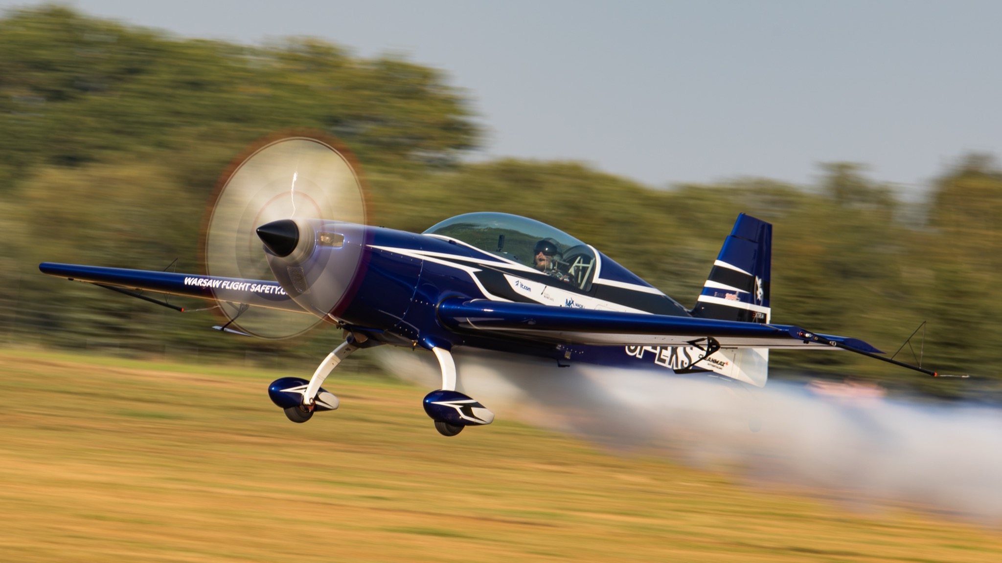 SP-EKS w niskim przejściu nad pasem - dynamic panning